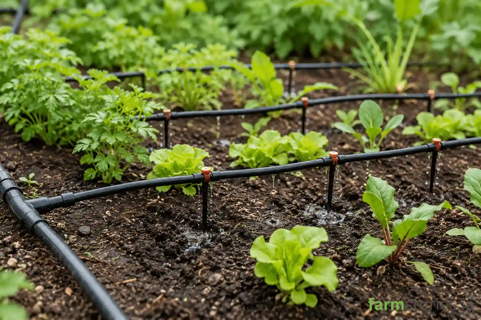 drip irrigation for balcony, terrace garden or in the garden