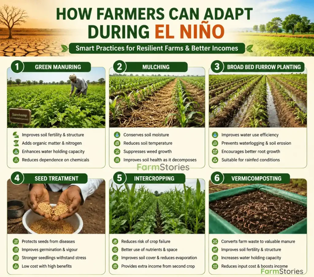El Niño Farming in India integrated farming system low cost farming methods